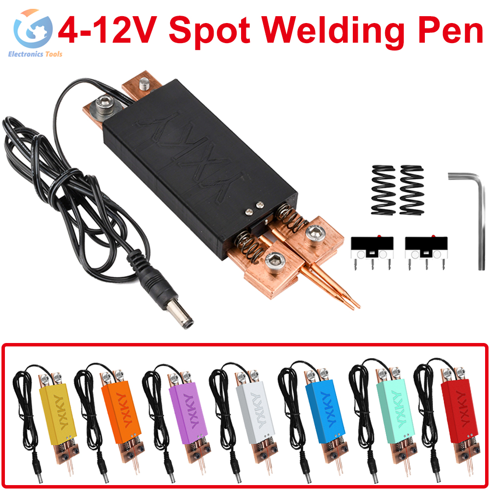 Diy Electronics Spot Welder - Caneta de solda a ponto 4-12v