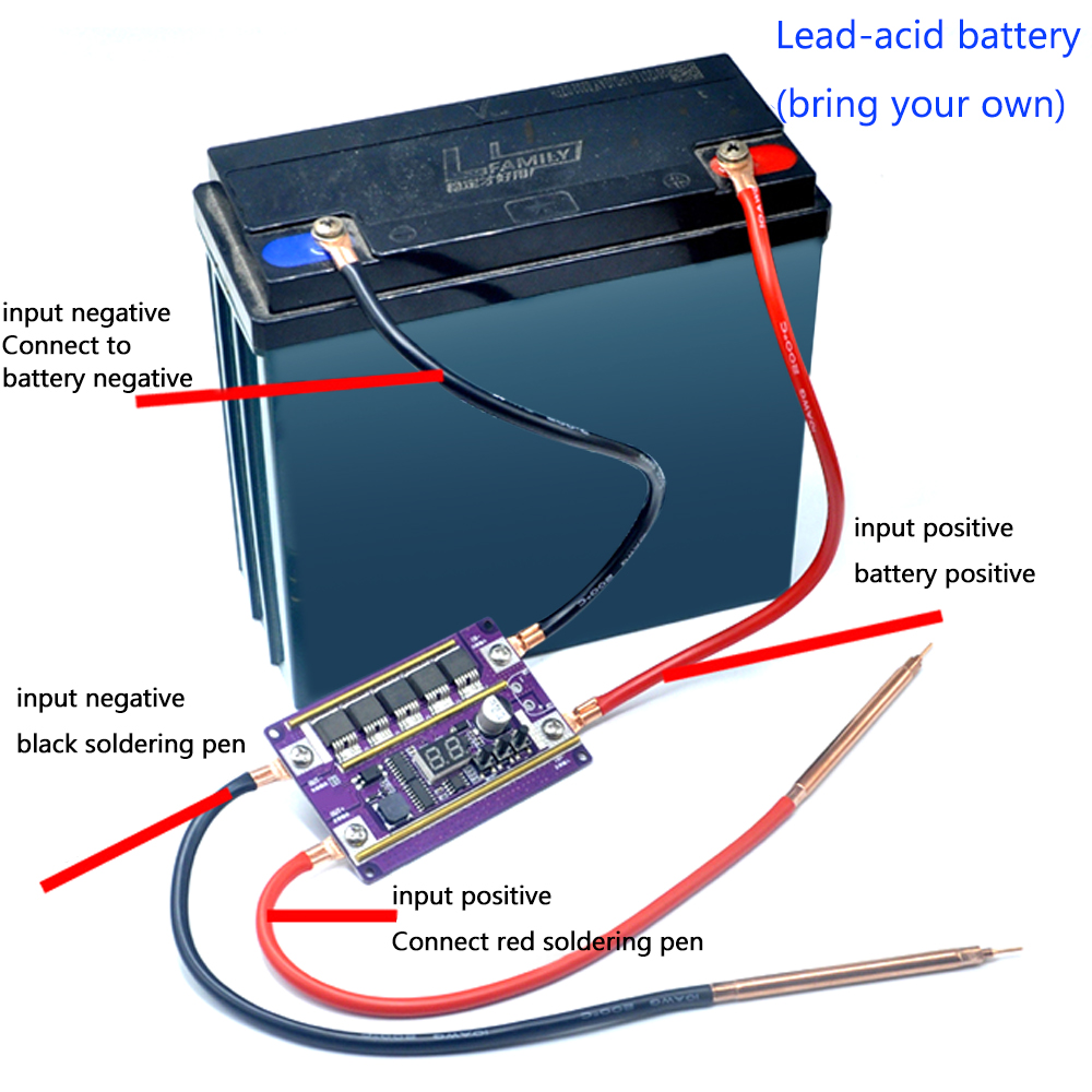 12v soldador de ponto kits diy - Diy Electronics Spot Welder avaliação e preço
