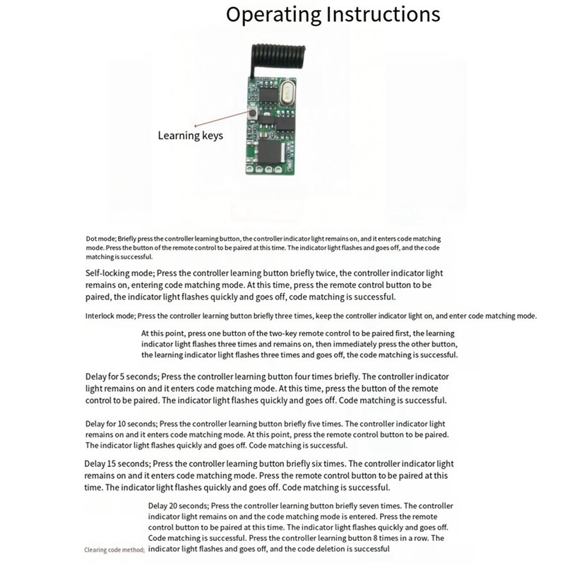 Controlador de Comutação RF +  - Rf 433Mhz Module avaliação e preço