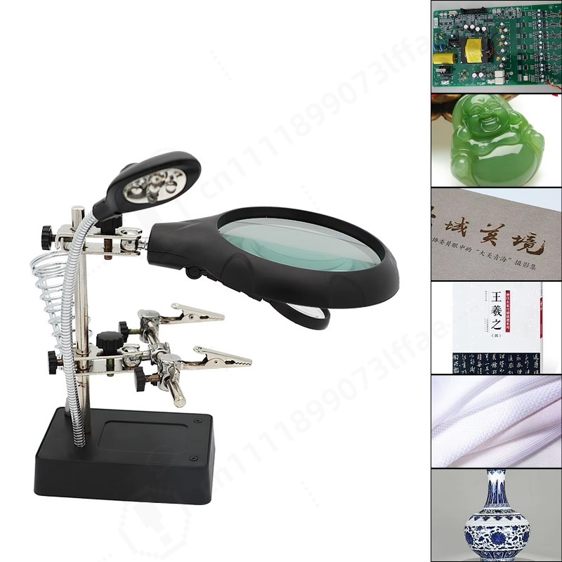 Lupa de Soldagem 10X com Luz L - Diy Electronics Workbench avaliação e preço