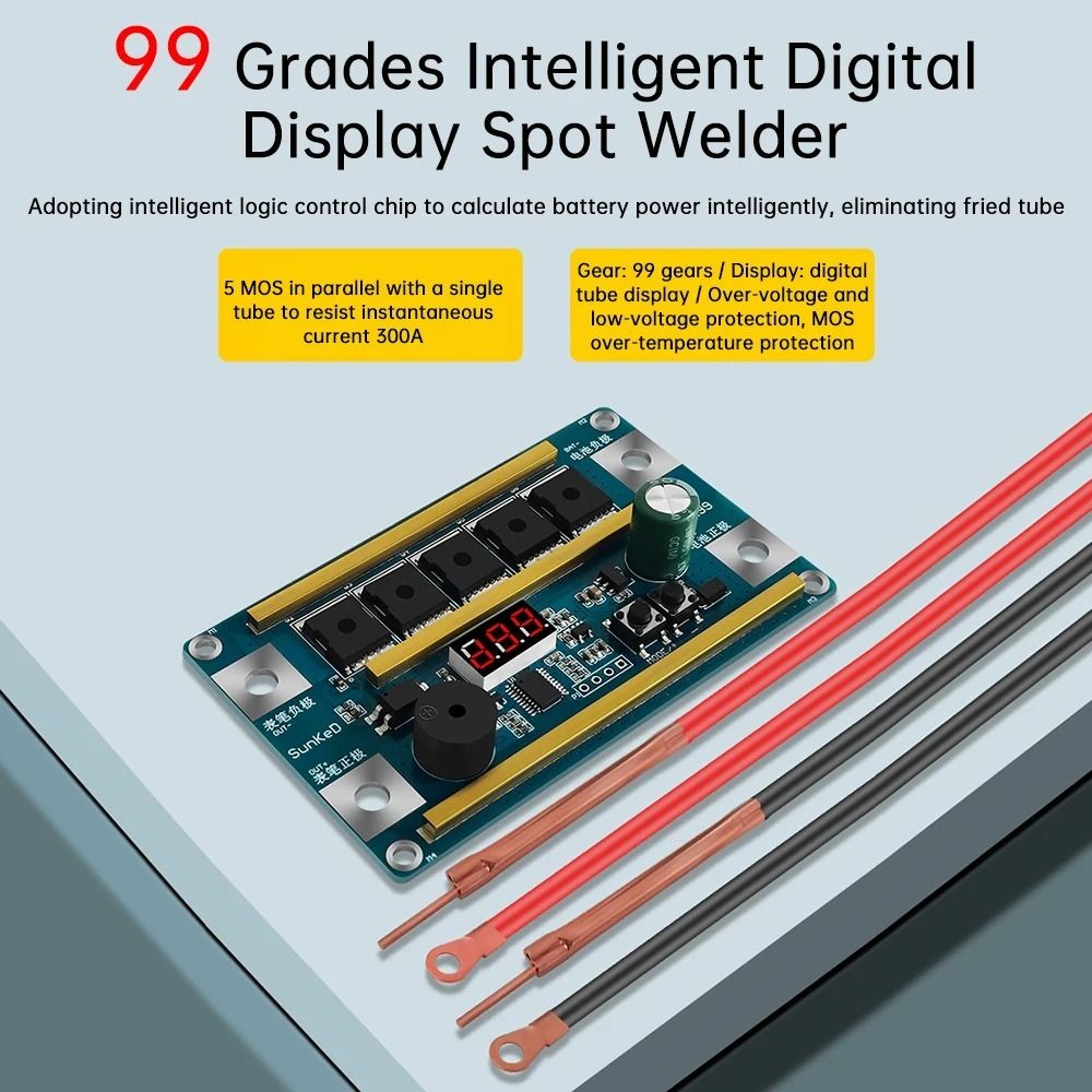 Soldador Portátil 12V com Disp - Diy Electronics Spot Welder avaliação e preço