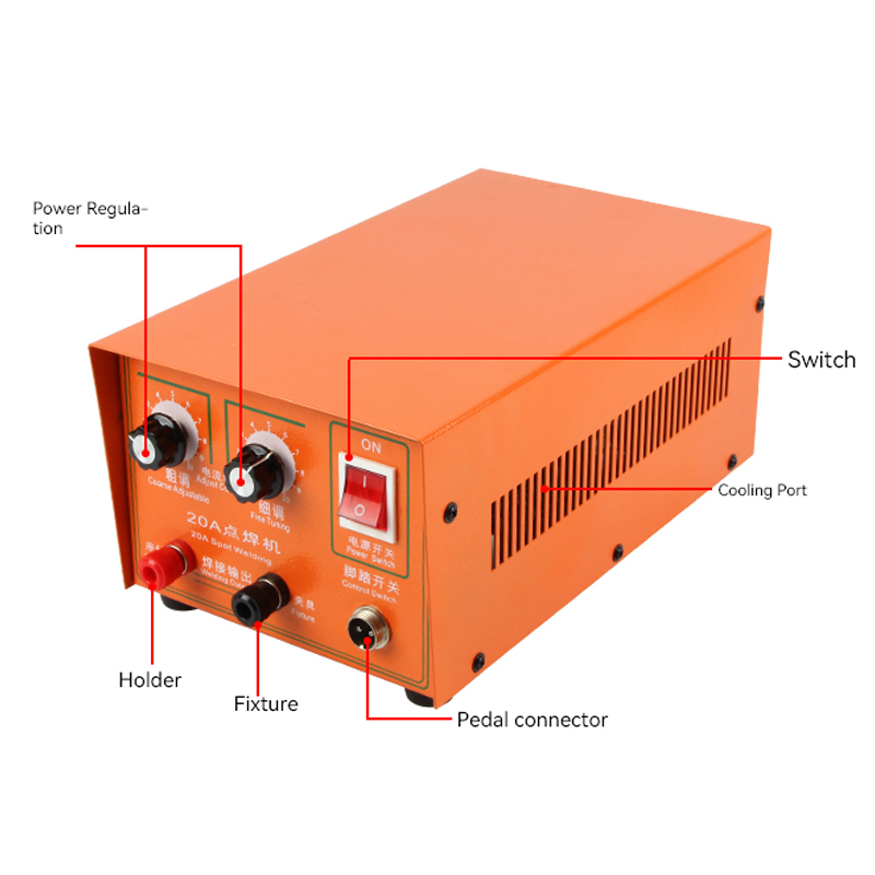 Joalheiros 20a soldador de pon - Diy Electronics Spot Welder avaliação e preço