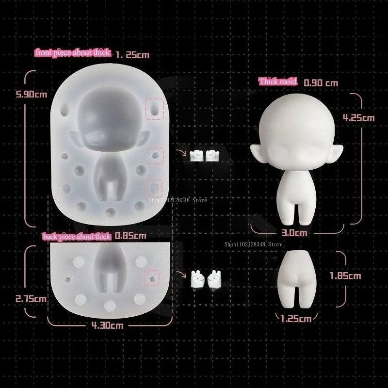 Molde de Silicone para Modelag - Diy Q avaliação e preço