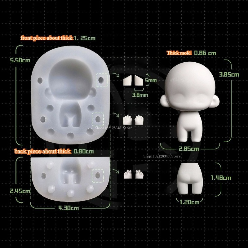 Molde de Silicone para Modelag - Diy Q avaliação e preço