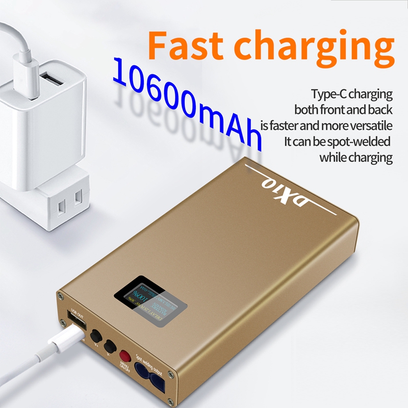 10600mah dx10 máquina de solda - Diy Electronics Spot Welder avaliação e preço