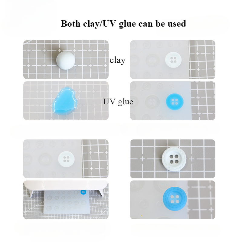 Molde de silicone com botão 3d - Diy Q avaliação e preço
