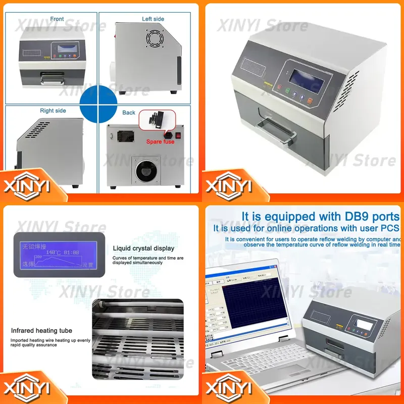 Forno de solda por refluxo sem - Diy Electronics Spot Welder avaliação e preço
